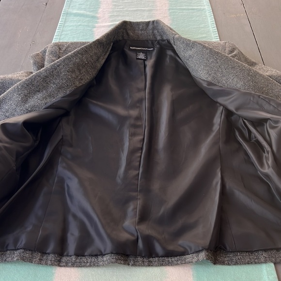 Norton McNaughton Wool Blend Ribbon Trim Detail Long Sleeve Blazer‎ Jacket - Picture 7 of 9